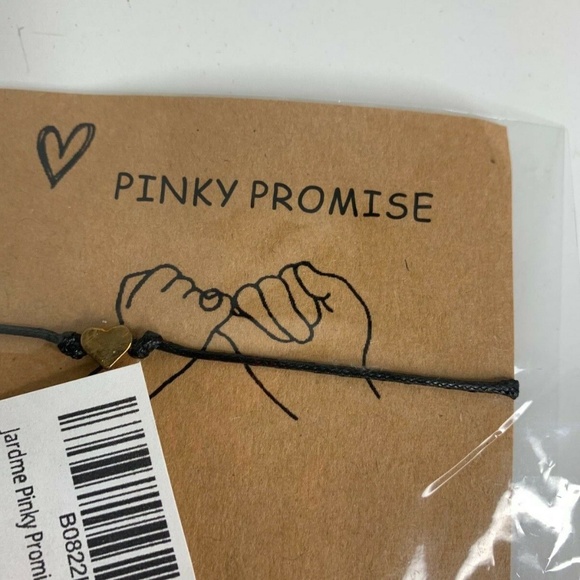 New Pinky Promise Heart Gold Bracelet 2 pk For you - Picture 2 of 4